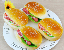 Childrens photography props creative simulation bread burgers baby photo ornaments shooting hipster decorative food