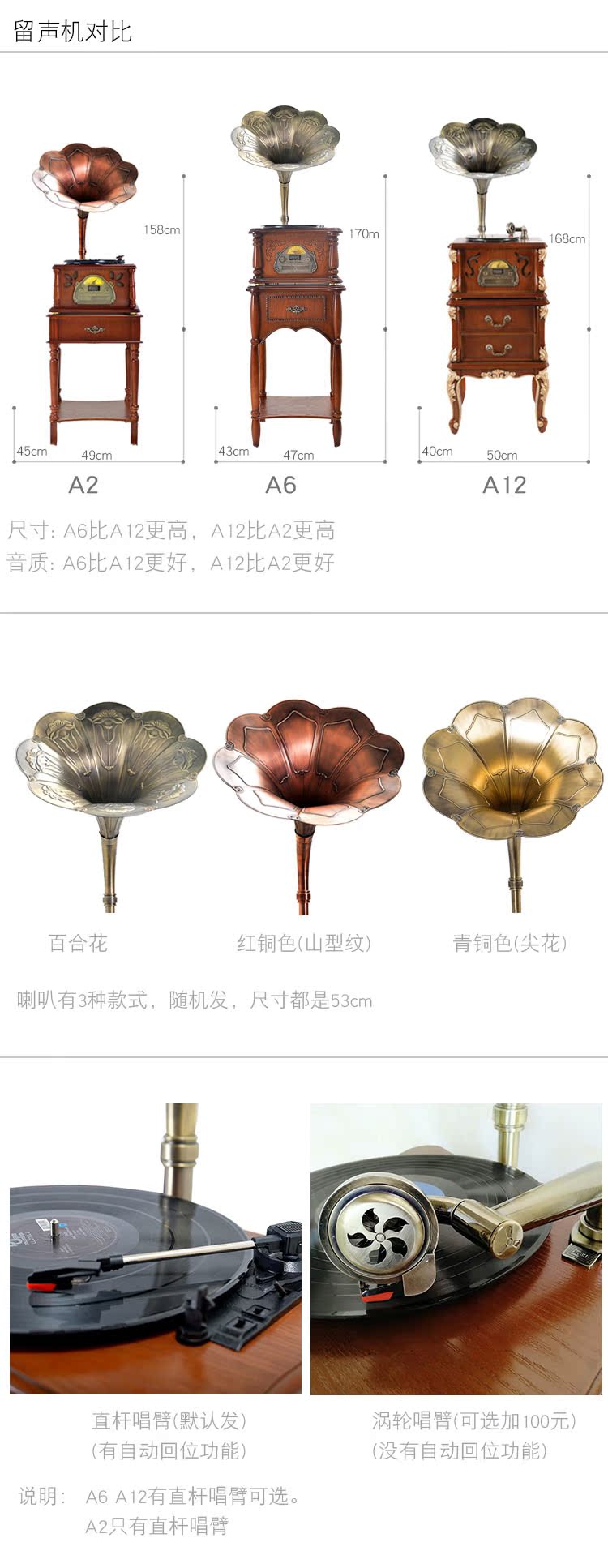 máy nghe nhạc đĩa than tiếng anh	 Jinmo retro phonograph âm thanh phòng khách vinyl máy ghi âm châu Âu cổ âm thanh âm thanh máy ghi âm - Máy hát máy chơi đĩa than