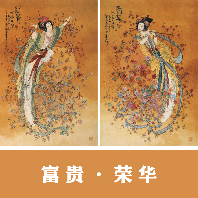 Wooden 1000 piece puzzle Chinese painting style ink flower office plum appreciation educational toy 300 puzzle 500 gift