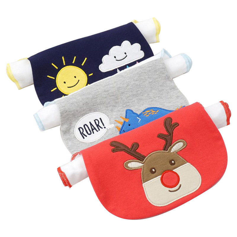Baby Boy Full Cotton Cotton Cloth Suction Sweat Towels Kindergarten Baby Septer Sweat Scarves Baby 4 Layers Cute Cushion Back Towels Four Seasons-Taobao
