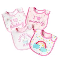  momscare baby girl autumn and winter waterproof bib saliva pad Baby girl snap buckle a variety of colors optional saliva towel