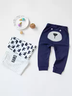 Children's cotton pants casual loose pants PP pants Korean version of 3 anti-mosquito pants baby outdoor summer thin section
