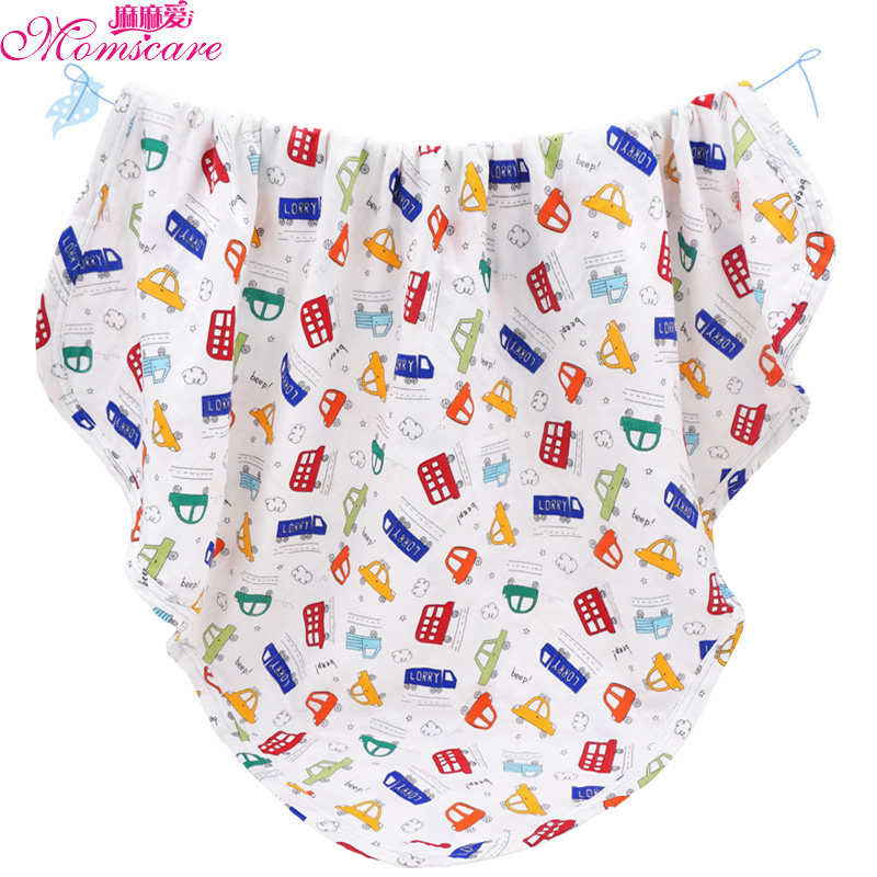 momscare children large size cotton hug quilted by baby six layers of cotton gauze cover blanket 110 * 110cm air conditioning quilt