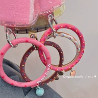 Милый чехол для телефона, защитная портативная ручка, ремешок, силиконовый браслет, защита при падении