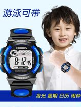 Childrens watch multi-function electronic watch Men and women waterproof drop sports trend Middle and high school primary school students test special