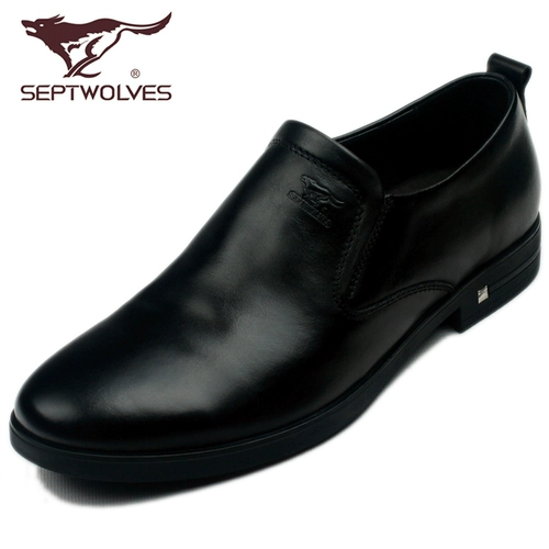 Septwolves, обувь, костюм для кожаной обуви, туфли, кожаный чехол для отдыха, в корейском стиле, мягкая подошва