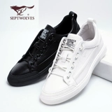Septwolves, кроссовки, летний пиджак классического кроя, черные низкие туфли, кожаная обувь для кожаной обуви, 2020, в корейском стиле