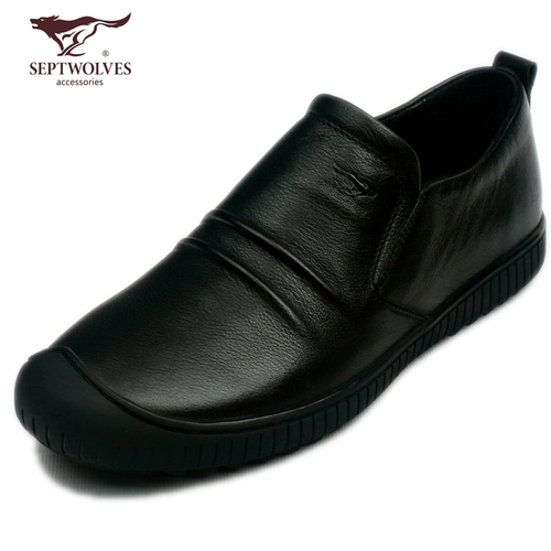 Septwolves, обувь, лоферы, трендовый чехол для отдыха для кожаной обуви, в корейском стиле, осенняя, тренд сезона, из натуральной кожи