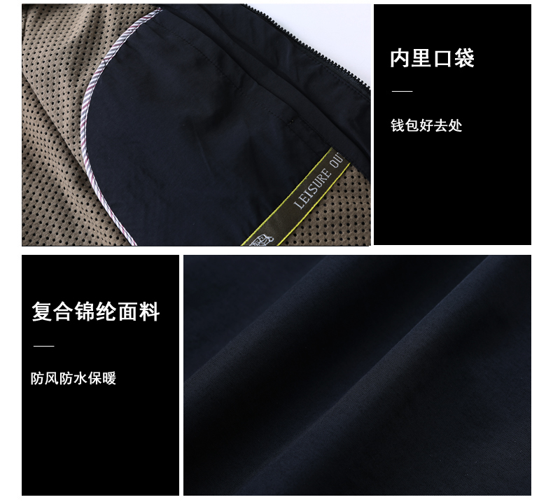 Blouson homme NIANJEEP    manches longues en Nylon - Ref 3118684 Image 24