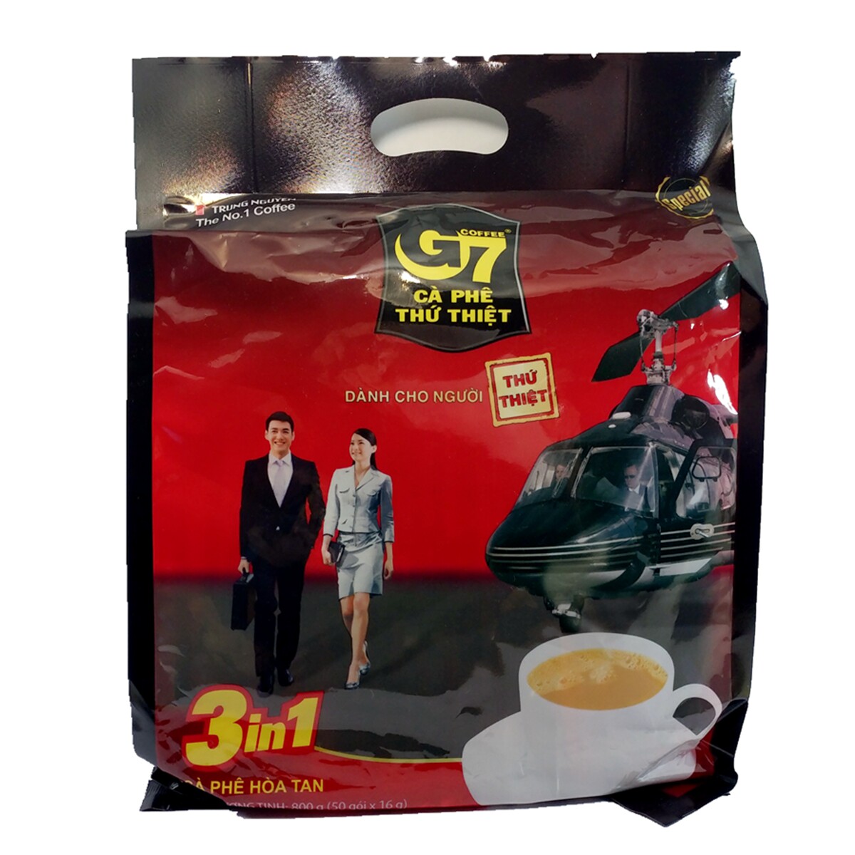 Vietnamese Central Plains G7 Three-in-one Coffee Instant Coffee 800 gr Big Bagged 16g * 50 Bag Office Casual Drink