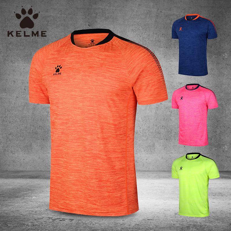 KELME football uniform Men's and women's adult game sportswear short sleeve professional training jersey team customization