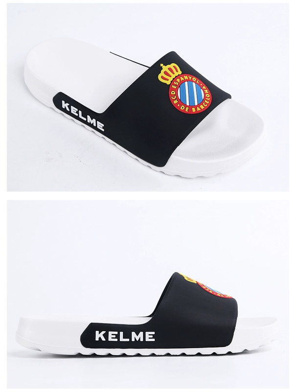 KELME Kalmei dép thể thao mới chống trượt thoải mái nam và nữ dép thông thường dép dày đáy nhà - Dép thể thao dép nhựa