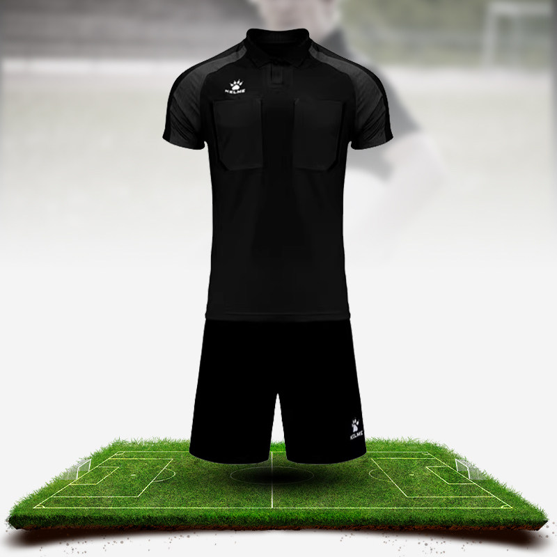 KELME Kalmi Sweat-Breathable Football Referee Suits Professional Competition Men And Women Short Sleeve Shorts Customizable-Taobao