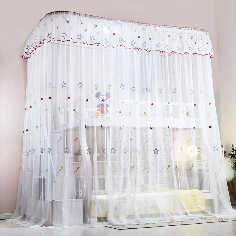 Two-floor bed nets on the household child's mosquito net