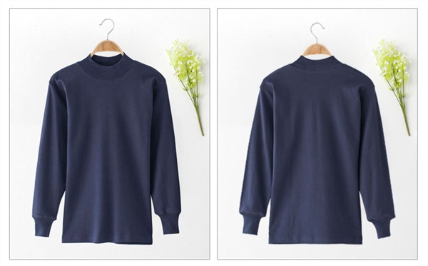 Cotton đơn quần áo mùa thu lỏng đồ lót nhiệt đơn áo sơ mi nam cỡ lớn và trung niên áo len cotton dày áo thu đông nam nữ