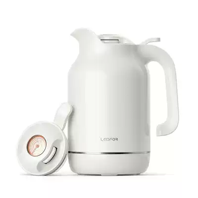 Redf glass liner white insulation kettle household high-end warm thermos temperature display stewed teapot