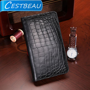 cestbeau Мужской длинный бумажник, маленькая сумка клатч, из натуральной кожи