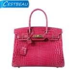 cestbeau Италия импортированная ниль крокодил 30BK чистого мастерства с ручным швами.