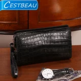 cestbeau Сумка с петлей на руку, маленькая сумка клатч, бумажник, из натуральной кожи