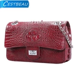 cestbeau Импортная цепь, универсальная летняя небольшая сумка, из натуральной кожи, на цепочке, Таиланд, в стиле Шанель