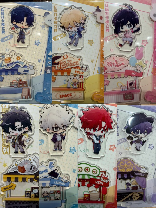 (In-Stock Official Merchandise) Time Agents Offline Restaurant Collaboration Club Battle Series Check-In Stick Character Selection