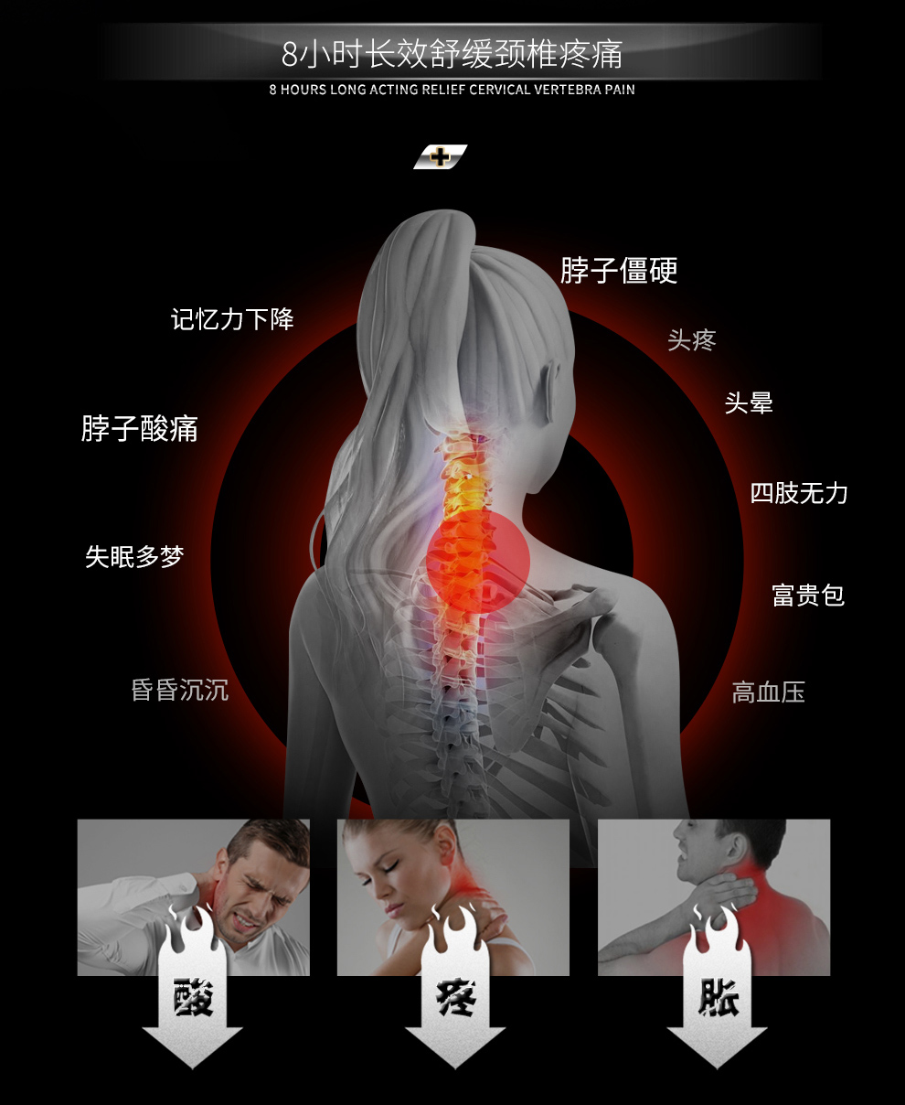 JAHVERY gối cổ tử cung sửa chữa cổ tử cung không gian đặc biệt bộ nhớ bọt gối đơn cổ gối ngủ hộ gia đình - Gối gối cao su non cho bé