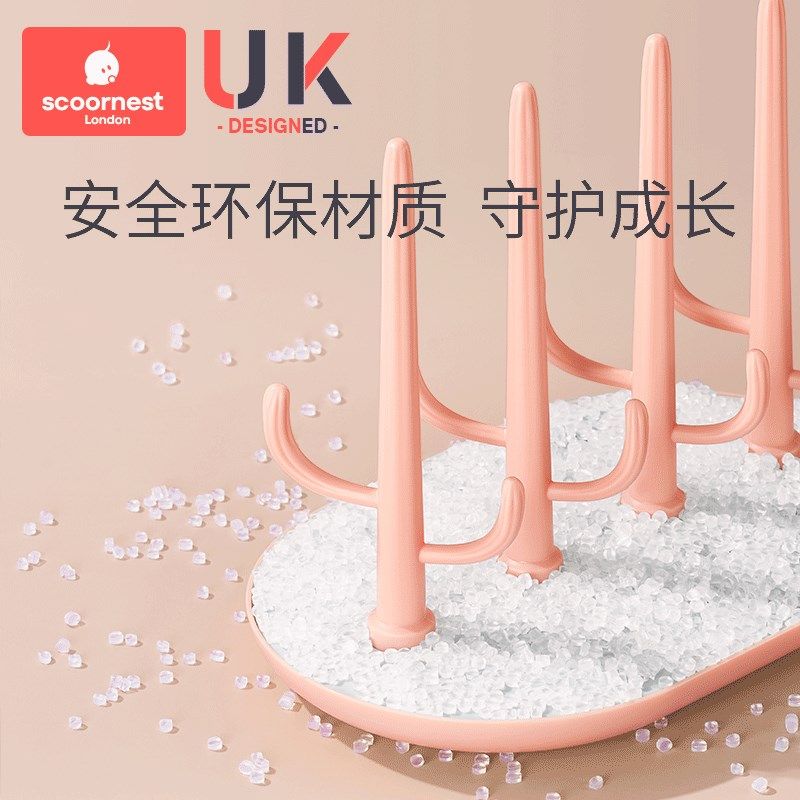 Baby bottle draining rack convenient drying shelf shelf rack hanging drainer baby water cup drying rack bracket