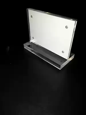 Strong magnetic table card Conference double-sided table card table sign horizontal table card strong magnetic table 10 * 15CM table card