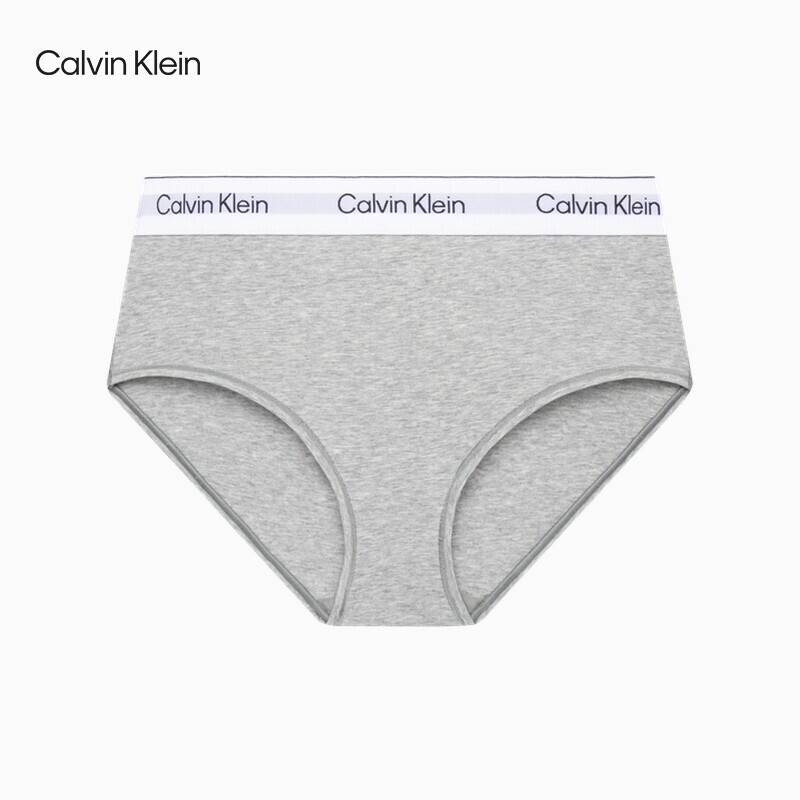 [Modern Gravity Belt] Ck Underwear 26 Autumn New Women's Jacquard High Waist Anti-Pinch Half-Cover Hip Panties