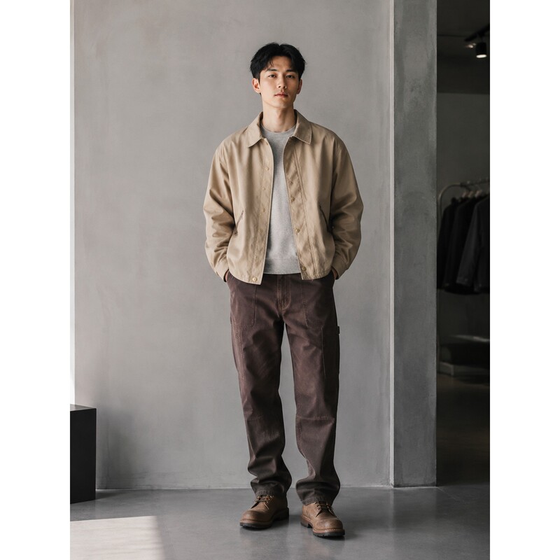 Levi's Spring and Autumn Men's Bluetab Casual Loose Workwear Style Jacket 006V1-0000