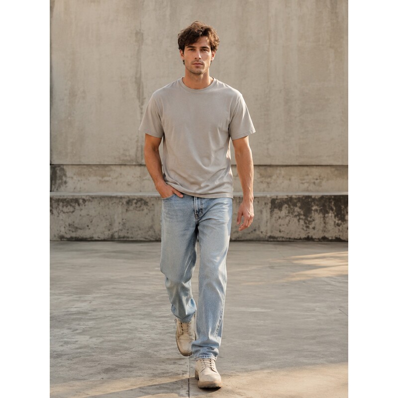 Levi's Men's Bluetab Spring and Autumn Light Wash Straight Jeans A5875-0019 Levi's Men's Bluetab Spring and Autumn Light Wash Straight Jeans A5875-0019