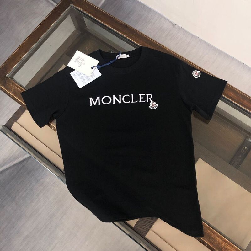 New Style Pure Cotton Letter Embroidered Short-Sleeved Shirt for Men and Women, Simple and Versatile Casual Sports Cultural Shirt Half-Sleeved Top