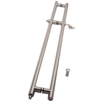 304 stainless steel lockable glass door handle frameless glass door handle with lock door handle lock sliding door lock