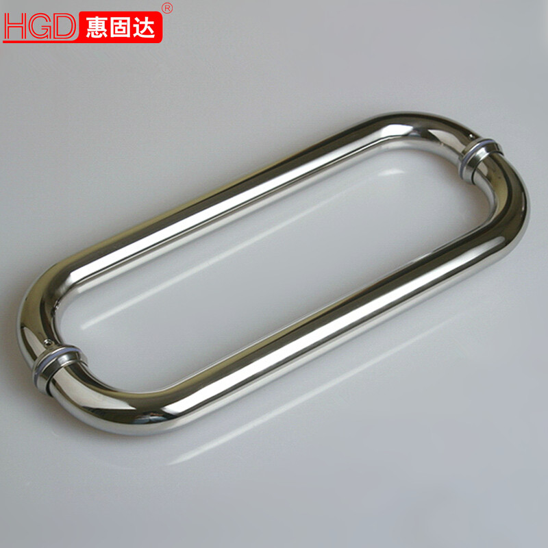 304 Stainless Steel Shower Room Handle Makeup Room Kitchen Glass Door Handle Bathroom Handle O-pair dress