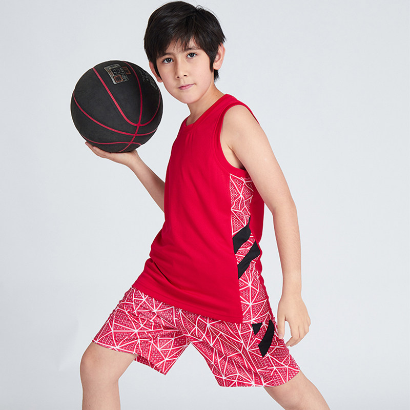 Children's Basketball Suit Boys Primary and Secondary School Students Training Competition Team Suit Sports Jersey Kindergarten Performance Suit