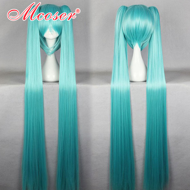 Mcoser VocAloid series Hatsune Miku cosplay anime wig Black Rock Shooter