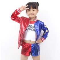 Halloween performance stage costume Suicide Squad Halle Quinn Clown daughter childrens masquerade cos costume