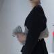 ສະຖານີເອີຣົບ European Station 2025 Spring Industry Heavy Design Design Diamond-encrusted Tassel Short Black Jacket