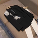 2024 Spring New Black Suit Jacket ຂອງແມ່ຍິງໃນສະໄຕລ໌ເກົາຫຼີແບບສະບາຍໆ ທີ່ນິຍົມກັນໃນປີນີ້