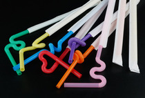 Dessert table straw Pregnant straw Elbow straw about 100