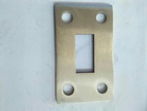 Stainless steel railing column accessories foot plate lower foot plate rectangular base plate square base plate