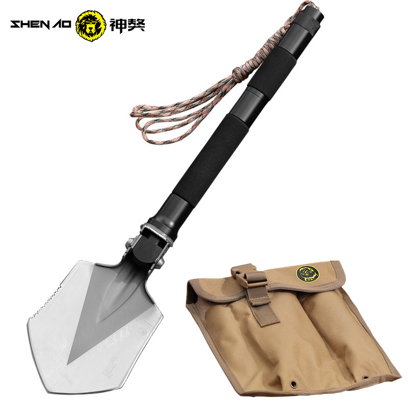 God Mastiff Doggi Tibetan Mastiff Shovels C1 Workers Shovel Outdoor Folding And Versatile Little Shovels Domestically Made Fishing Wild Camping Tool Shovel