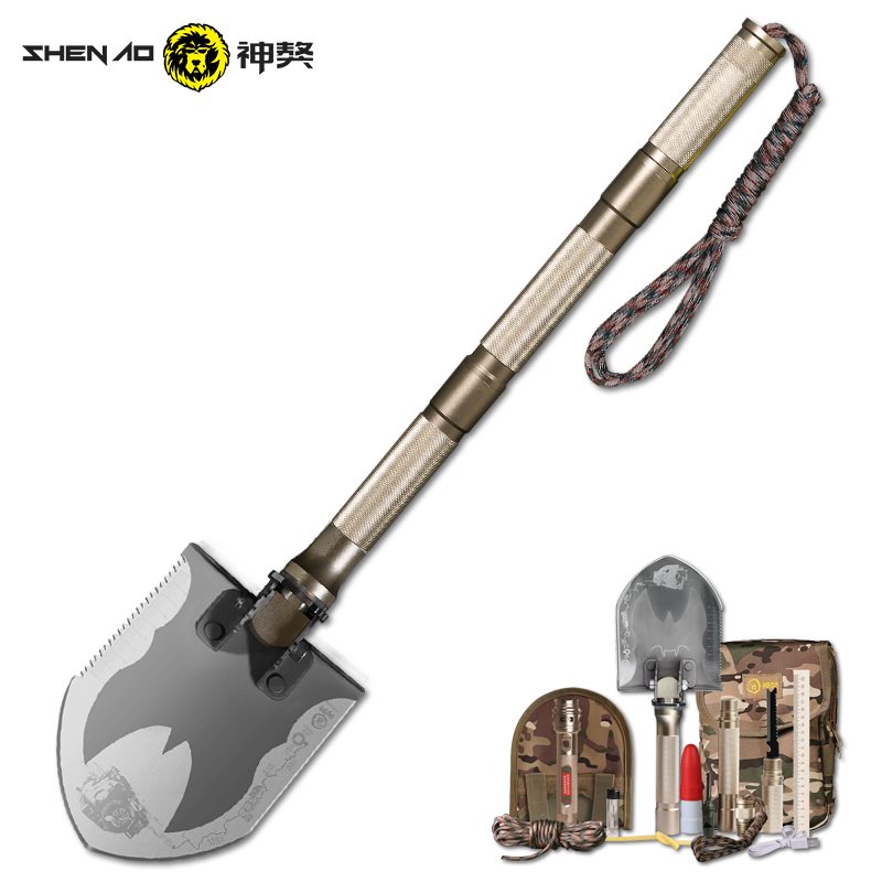 God mastiff new fourth generation domestic sapper shovel Outdoor military shovel Folding shovel Multi-purpose shovel Peng Hui military shovel