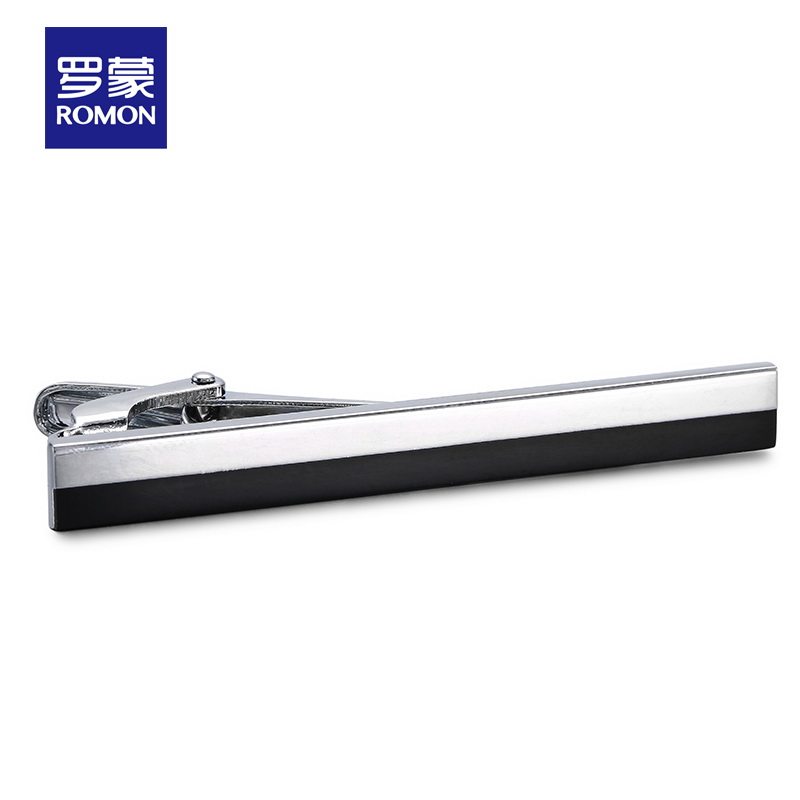 Roemon's new men's tie clips Fashion Zhengding Business Gentleman Career minimalist collar with clip-pin gift box dress