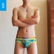 Hua Jielong Đôi nam Thong Quần Hip Quần Sexy Dew PP Quần đôi Đồng chí Quần lót GAY Kháng cáo