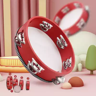 ORF percussion Children's Xinjiang dance examination tambourine Kindergarten teacher beats drummer rattles with his hand