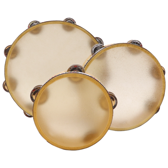 Xinjiang Dance Cowhide Ringdrum Orff Percussion Instrument Children's Kindergarten Teacher Beats Drums with Exam Grade Drummers