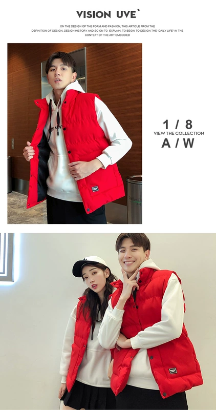 Áo vest nam 2018 mới thu đông và clip mùa đông vest ngắn xu hướng áo khoác hàn quốc đôi không tay blazer nam