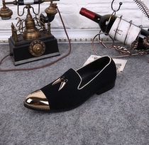 Japanese and Korean fashion trend youth leather shoes pointy hair stylist daily business mens casual shoes 2015 new shoes