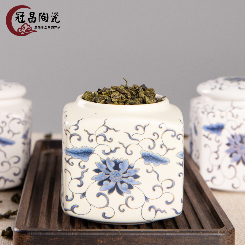 The Crown chang jingdezhen household famille rose porcelain tea pot small inferior smooth POTS sealed as cans of portable mini travel